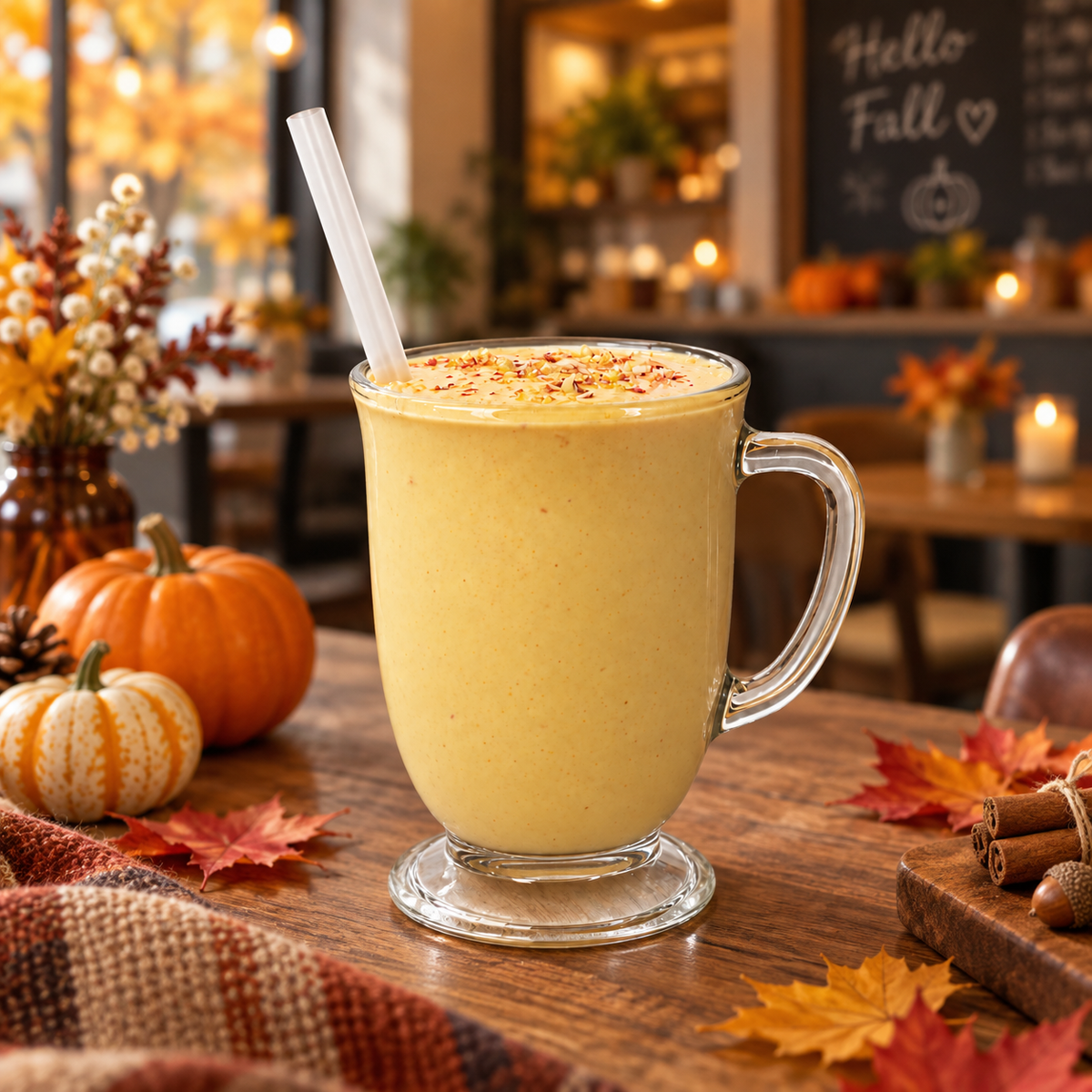 Real Pumpkin Walnut Sea Moss Smoothie