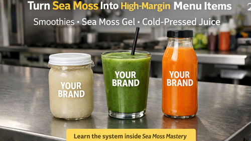 Gel Ready: Commercial Sea Moss Production (Sea Moss Included)