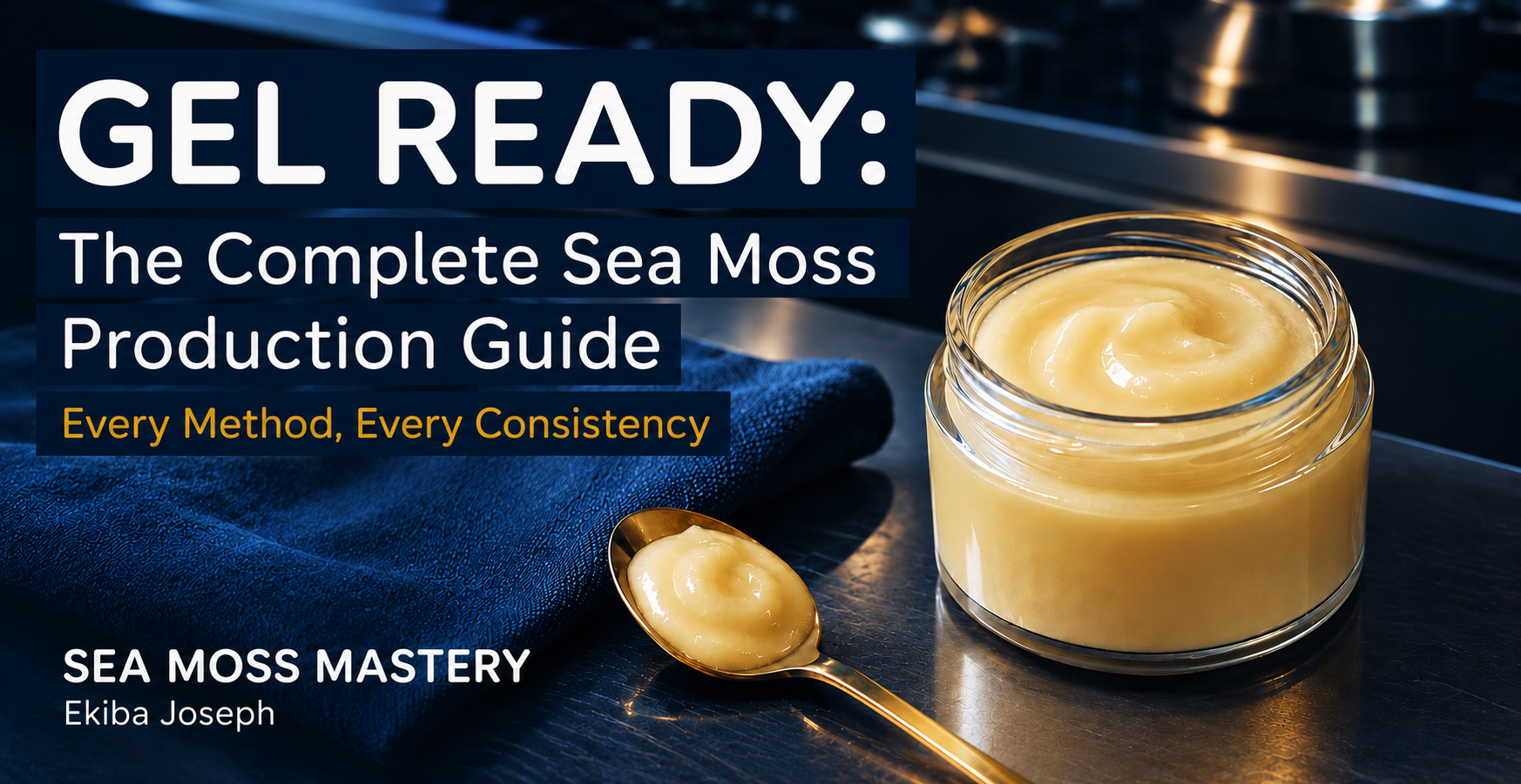 Gel Ready: The Complete Sea Moss Production Only Course