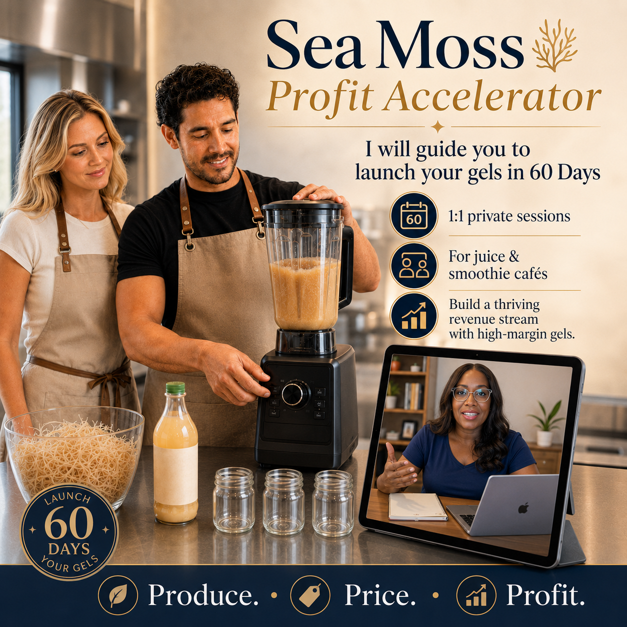 Sea Moss Gel Profit Accelerator | 60 Day Guided Launch System