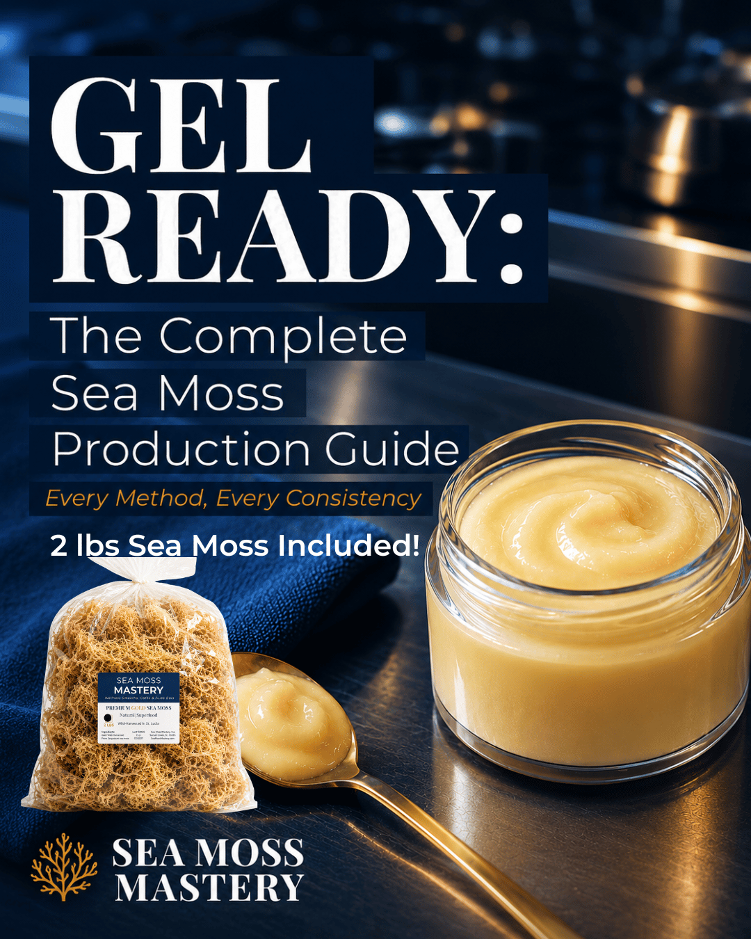 Gel Ready: Commercial Sea Moss Production (Sea Moss Included)