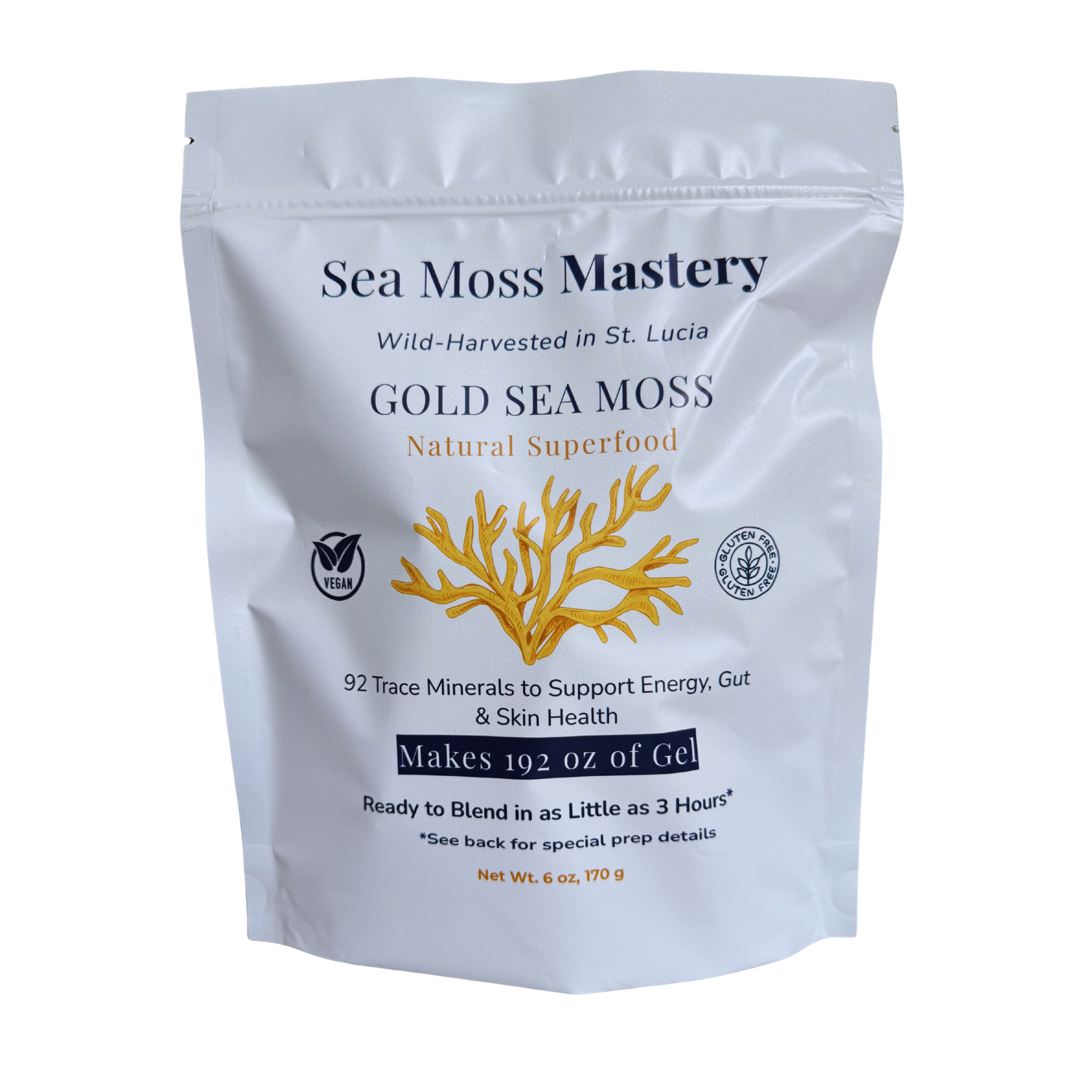 Wild Harvested Gold Sea Moss  6 oz